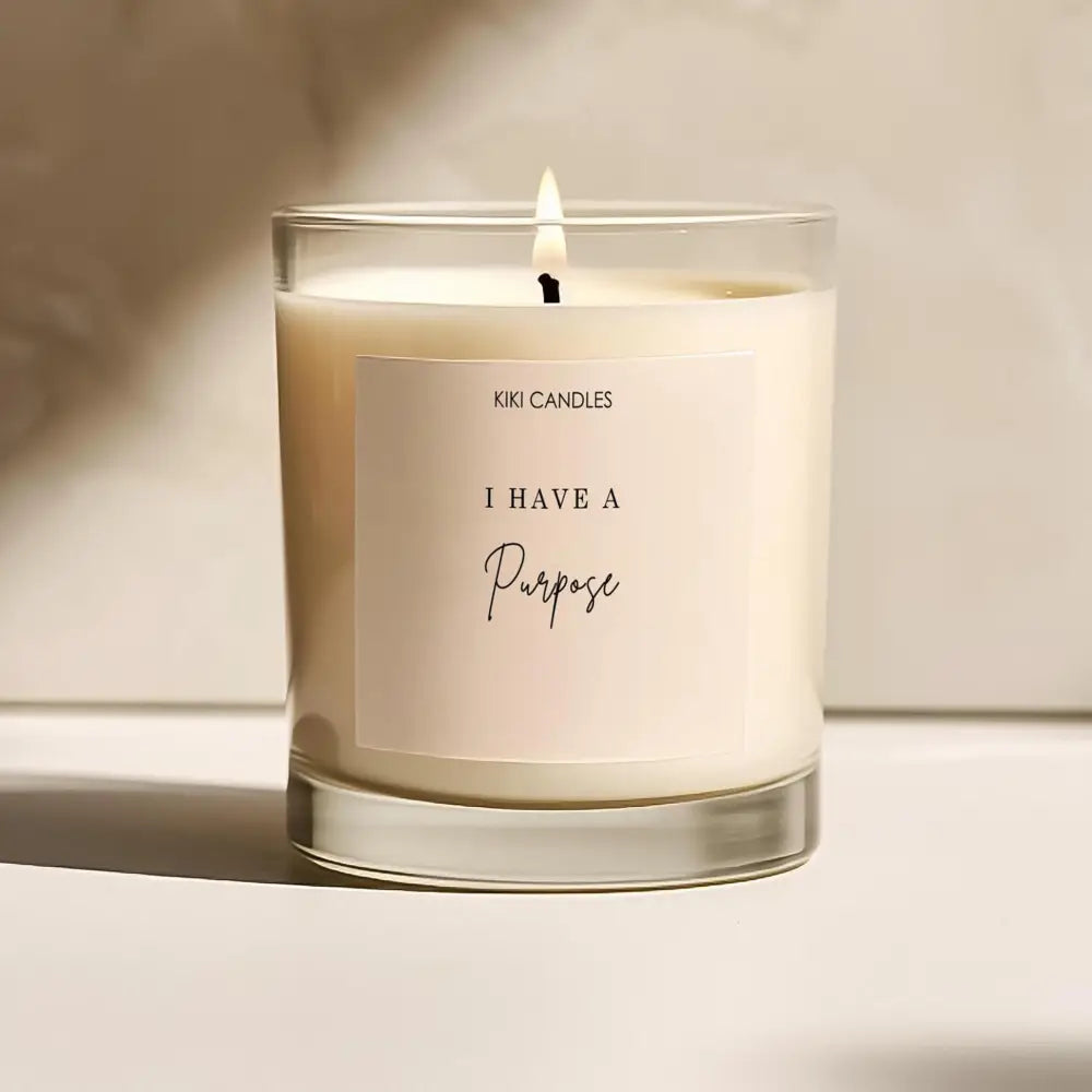 I Have A Purpose Candle Gratitude Grateful Mindfulness Gifts Positive Affirmation Scented Candle Soy wax Candle