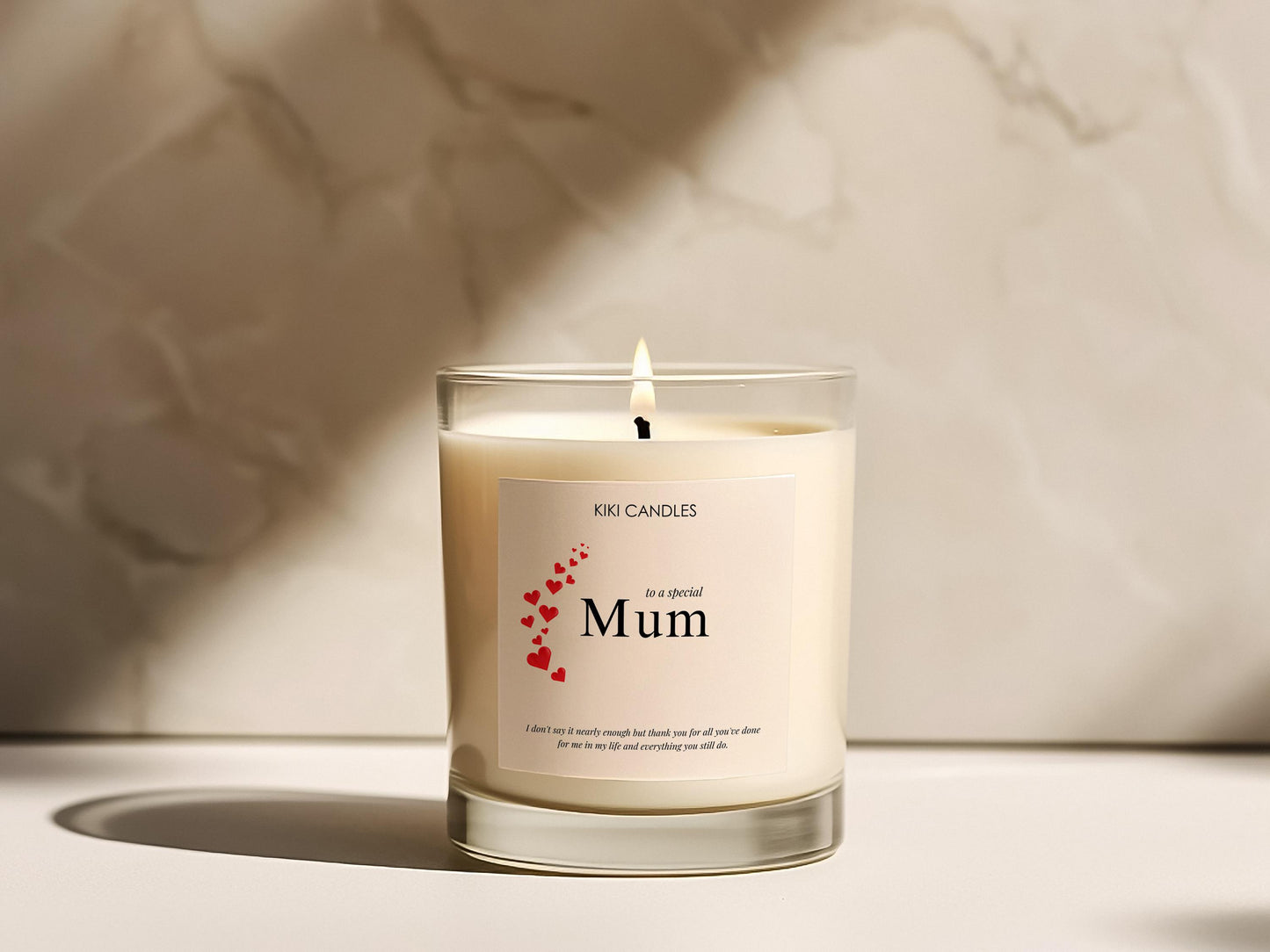 Special Mum Mothers Day Gift, Gift For Mum, Mothers Day Candle, Candle For Mum, Personalised candle, Candle For Her- Gift For Her