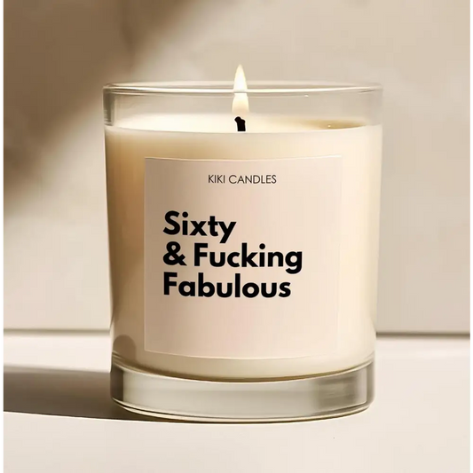 60th Birthday Gift Sixty & Fabulous Funny