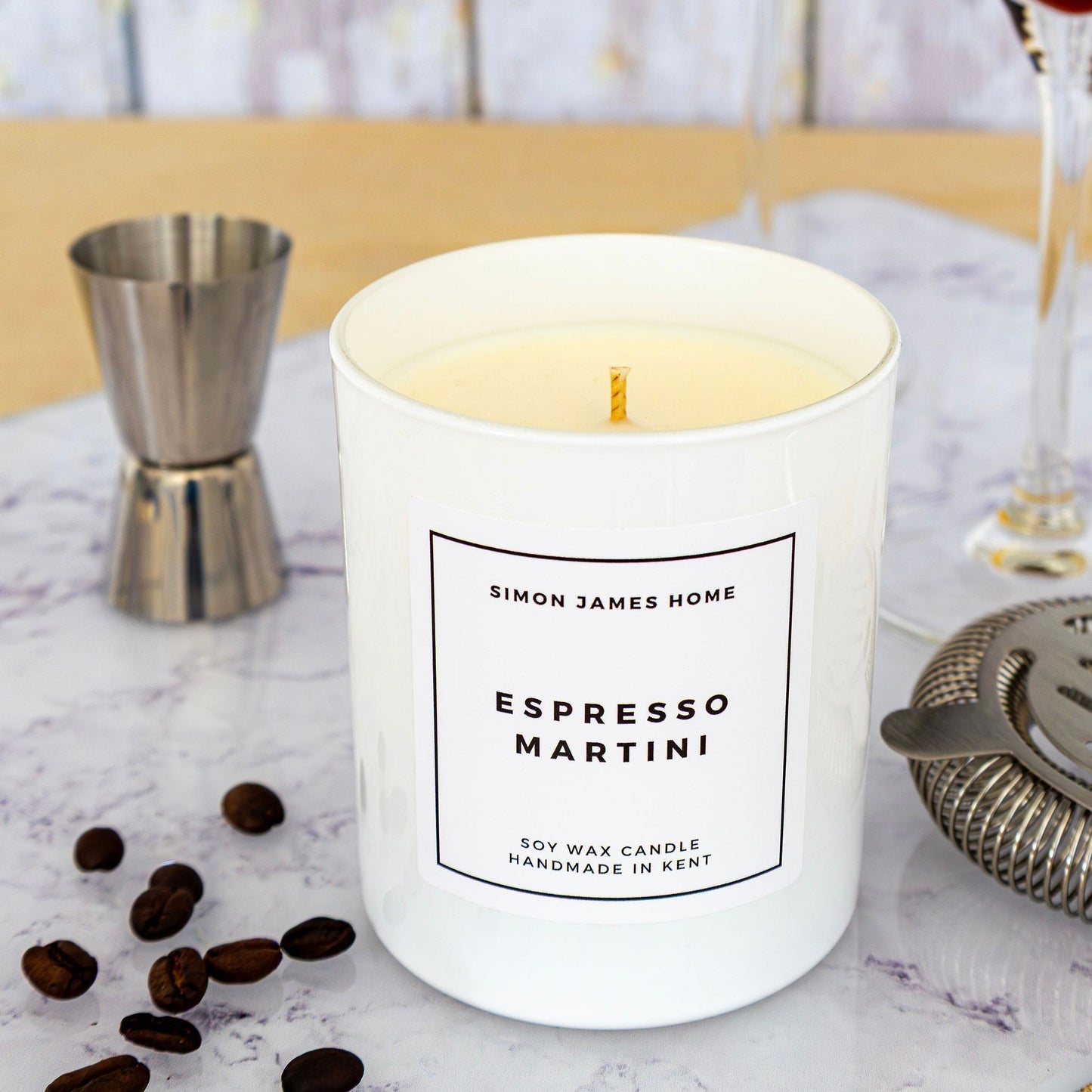 Espresso Martini Candle - Handmade Soy Wax Coffee Candle