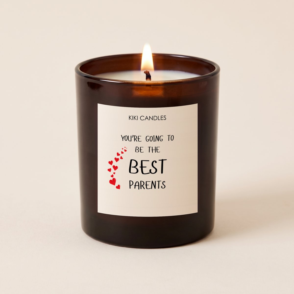 Best Parents Candle – New Baby Gift for Parents-To-Be — Amber Jar 20cl