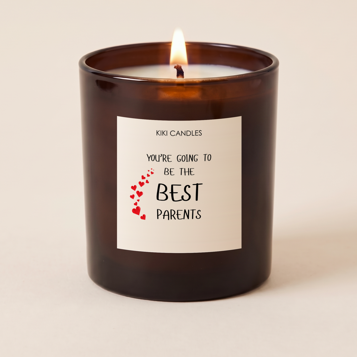 Best Parents Candle – New Baby Gift for Parents-To-Be — Amber Jar 30cl