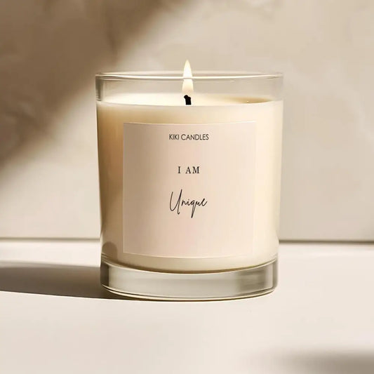 I Am Unique Candle Gratitude Grateful Mindfulness Gifts For Women Positive Affirmation Scented Candle Soy wax Candle