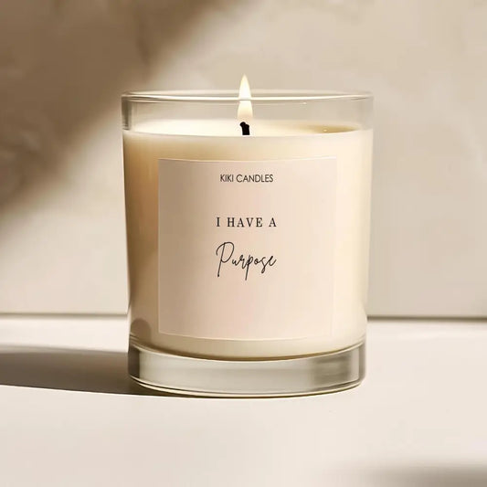 I Have A Purpose Candle Gratitude Grateful Mindfulness Gifts Positive Affirmation Scented Candle Soy wax Candle