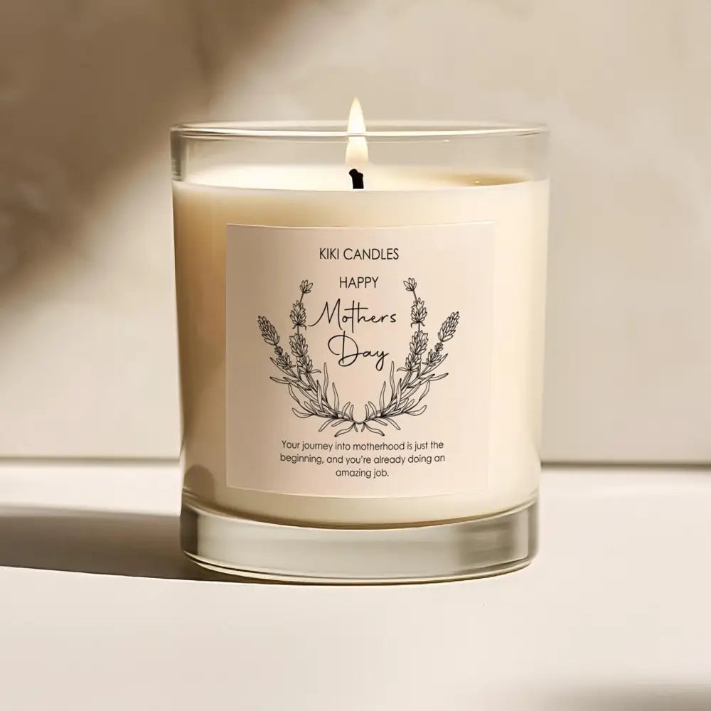 Personalised Mothers day candle Happy Mothers Day Soy Wax candle choose a scent.